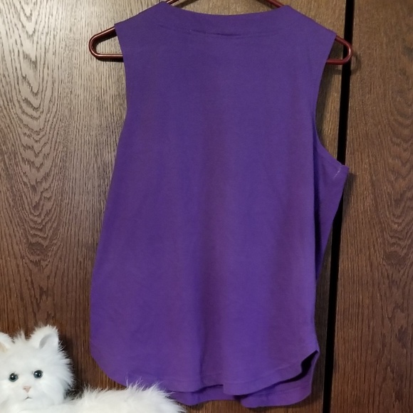 Maggie Lawrence purple tank top - Picture 2 of 2